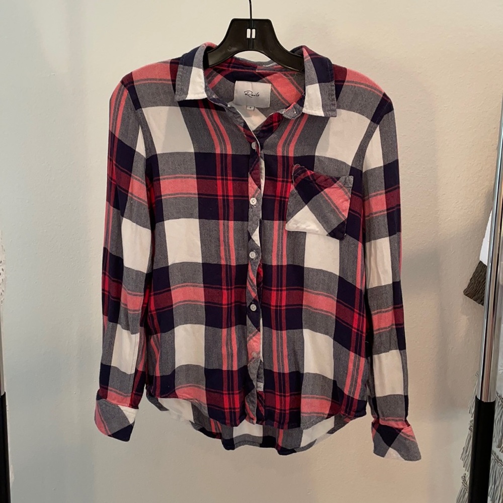 Rails Plaid button down